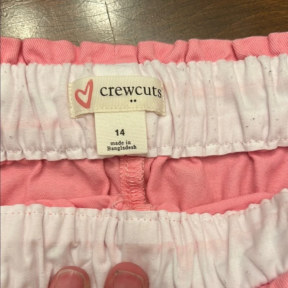Crewcuts Pink Casual Elastic Waist Shorts